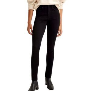 Levi’s 721 High Rise Skinny Jeans in Dark Black Women’s 25